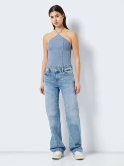 Noisy May DENIM HALTER NECK TOP 10 Noisy May DENIM HALTER NECK TOP -Noisy May Shop 27025136 LightBlueDenim 004