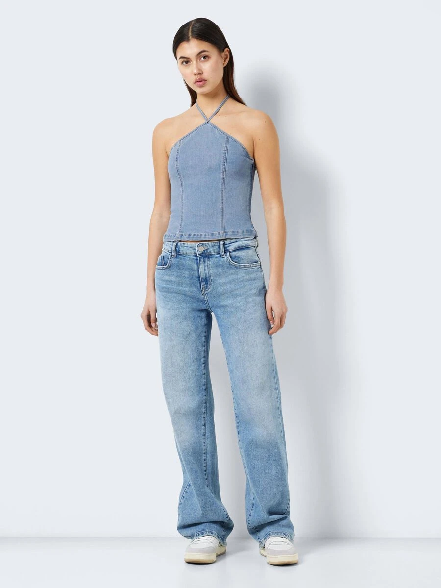 Noisy May DENIM HALTER NECK TOP 5 Noisy May DENIM HALTER NECK TOP - Image 3