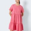 Noisy May SHORT TIERED DRESS -Noisy May Shop 27025216 SunKissedCoral 007
