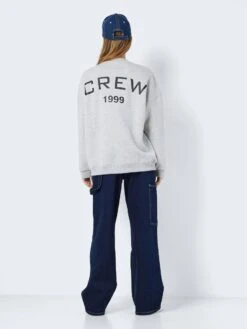Noisy May CREW SWEATSHIRT -Noisy May Shop 27025350 LightGreyMelange 1028295 005