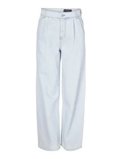 Noisy May NMJOSIE PLEATED HIGH WAISTED JEANS 16 Noisy May NMJOSIE PLEATED HIGH WAISTED JEANS -Noisy May Shop 27025355 LightBlueDenim 1028359 001