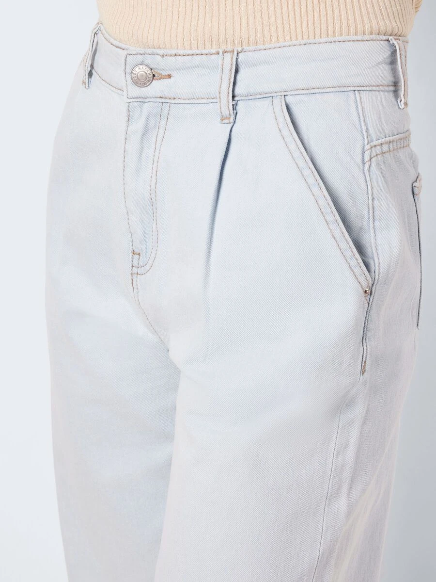 Noisy May NMJOSIE PLEATED HIGH WAISTED JEANS 7 Noisy May NMJOSIE PLEATED HIGH WAISTED JEANS - Image 5