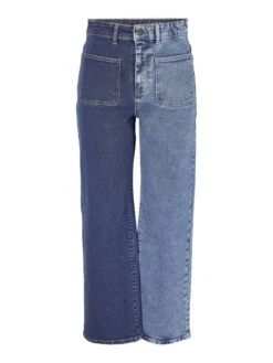 Noisy May TWO-COLOURED HIGH WAISTED JEANS -Noisy May Shop 27025356 LightBlueDenim 1028386 001