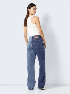 Noisy May TWO-COLOURED HIGH WAISTED JEANS -Noisy May Shop 27025356 LightBlueDenim 1028386 005