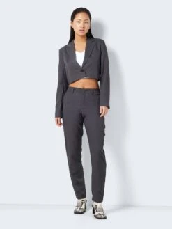 Noisy May CROPPED BLAZER -Noisy May Shop 27025405 MediumGreyMelange 004