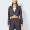 Noisy May CROPPED BLAZER 1 Noisy May CROPPED BLAZER -Noisy May Shop 27025405 MediumGreyMelange 007