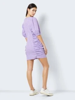 Noisy May SHORT CHEQUERED DRESS -Noisy May Shop 27025420 LilacBreeze 1029647 005