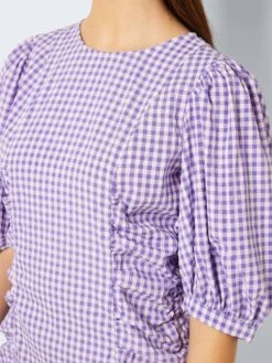 Noisy May SHORT CHEQUERED DRESS -Noisy May Shop 27025420 LilacBreeze 1029647 006