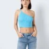 Noisy May CROPPED ONE SHOULDER TOP -Noisy May Shop 27025429 BonnieBlue 007