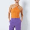 Noisy May KNITTED HALTER NECK TOP 1 Noisy May KNITTED HALTER NECK TOP -Noisy May Shop 27025520 Oriole 007