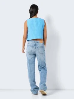 Noisy May SHORT WAISTCOAT -Noisy May Shop 27025556 AzureBlue 1030586 005