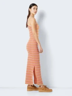 Noisy May KNITTED ONE SHOULDER DRESS -Noisy May Shop 27025840 Eggnog 1049531 004