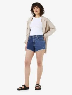 Noisy May MULTI-COLOURED DENIM SHORTS -Noisy May Shop 27025914 LightBlueDenim 1036882 004