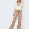 Noisy May PARACHUTE TROUSERS -Noisy May Shop 27025977 Natural 007