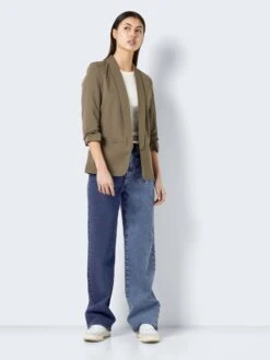 Noisy May 3/4 SLEEVED BLAZER -Noisy May Shop 27026043 Crocodile 004