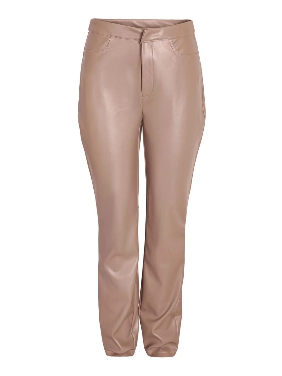 Noisy May CROPPED FAUX LEATHER TROUSERS 8 Noisy May CROPPED FAUX LEATHER TROUSERS - Image 6