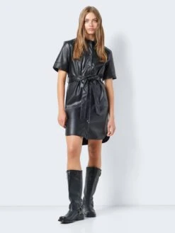 Noisy May SHORT FAUX LEATHER DRESS -Noisy May Shop 27026068 Black 004