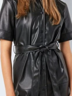 Noisy May SHORT FAUX LEATHER DRESS -Noisy May Shop 27026068 Black 006