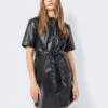 Noisy May SHORT FAUX LEATHER DRESS