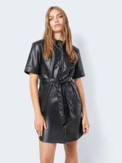 Noisy May SHORT FAUX LEATHER DRESS