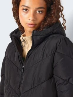 Noisy May NMDALCON EXTRA LONG PUFFER JACKET -Noisy May Shop 27026538 Black 006
