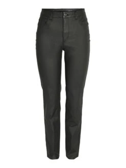 Noisy May NMMONI CROPPED COATED STRAIGHT FIT JEANS -Noisy May Shop 27026663 Black 001