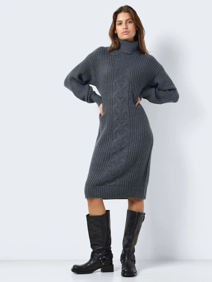 Noisy May KNITTED ROLL NECK DRESS 3 Noisy May KNITTED ROLL NECK DRESS