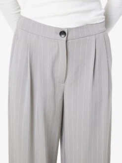 Noisy May PINSTRIPED TROUSERS -Noisy May Shop 27026850 LightGreyMelange 1063994 006