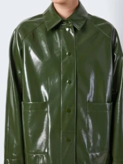 Noisy May SHORT VINYL RAINCOAT -Noisy May Shop 27026881 KombuGreen 006