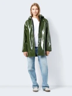 Noisy May VINYL RAINCOAT -Noisy May Shop 27026882 KombuGreen 004