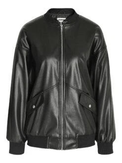 Noisy May FAUX LEATHER BOMBER JACKET -Noisy May Shop 27026893 Black 001