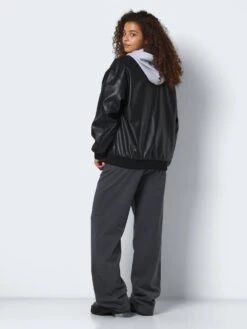 Noisy May FAUX LEATHER BOMBER JACKET -Noisy May Shop 27026893 Black 005