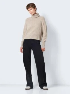 Noisy May POLO NECK KNITTED PULLOVER -Noisy May Shop 27026897 Nomad 1050877 004