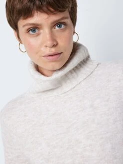 Noisy May HIGH NECK KNITTED DRESS -Noisy May Shop 27026911 Eggnog 1050843 006