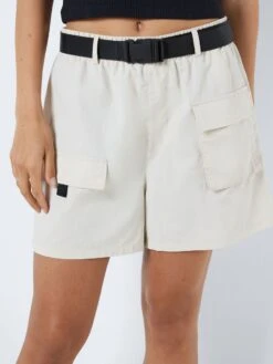 Noisy May HIGH WAISTED CARGO SHORTS -Noisy May Shop 27027020 Oatmeal 006