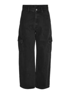Noisy May NMALEXA NORMAL WAISTED CARGO JEANS -Noisy May Shop 27027067 BlackDenim 1052827 001