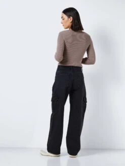 Noisy May NMALEXA NORMAL WAISTED CARGO JEANS -Noisy May Shop 27027067 BlackDenim 1052827 005