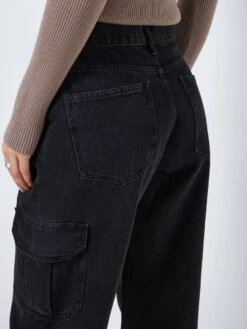Noisy May NMALEXA NORMAL WAISTED CARGO JEANS -Noisy May Shop 27027067 BlackDenim 1052827 008