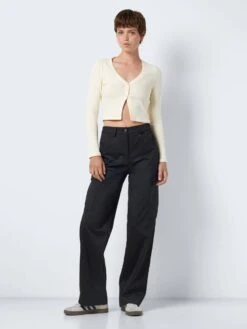 Noisy May V-NECK CARDIGAN -Noisy May Shop 27027122 PearledIvory 004