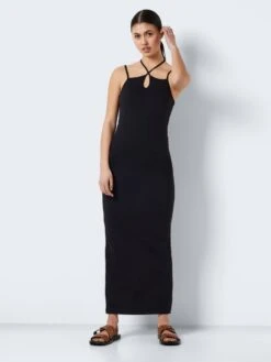 Noisy May LONG HALTER NECK DRESS -Noisy May Shop 27027144 Black 004