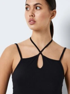 Noisy May LONG HALTER NECK DRESS -Noisy May Shop 27027144 Black 006