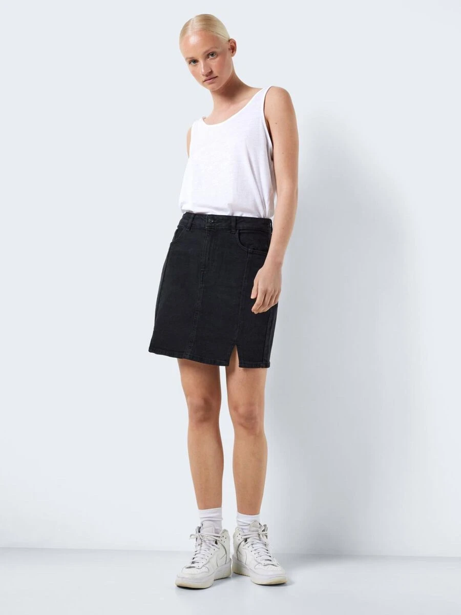 Noisy May SHORT SLIT DENIM SKIRT 3 Noisy May SHORT SLIT DENIM SKIRT