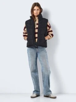 Noisy May NMDALCON SHORT GILET -Noisy May Shop 27027287 Black 1053912 004