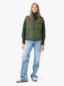 Noisy May NMDALCON SHORT GILET -Noisy May Shop 27027287 KombuGreen 004