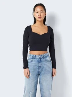 Noisy May LONG SLEEVED SWEETHEART TOP