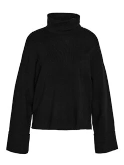 Noisy May KNITTED ROLL NECK PULLOVER -Noisy May Shop 27027545 Black 001