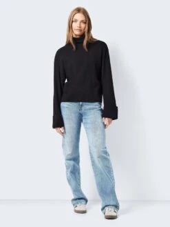 Noisy May KNITTED ROLL NECK PULLOVER -Noisy May Shop 27027545 Black 004