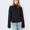 Noisy May KNITTED ROLL NECK PULLOVER -Noisy May Shop 27027545 Black 007