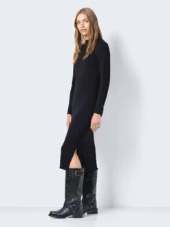 Noisy May LONG KNITTED DRESS -Noisy May Shop 27027553 Black 004