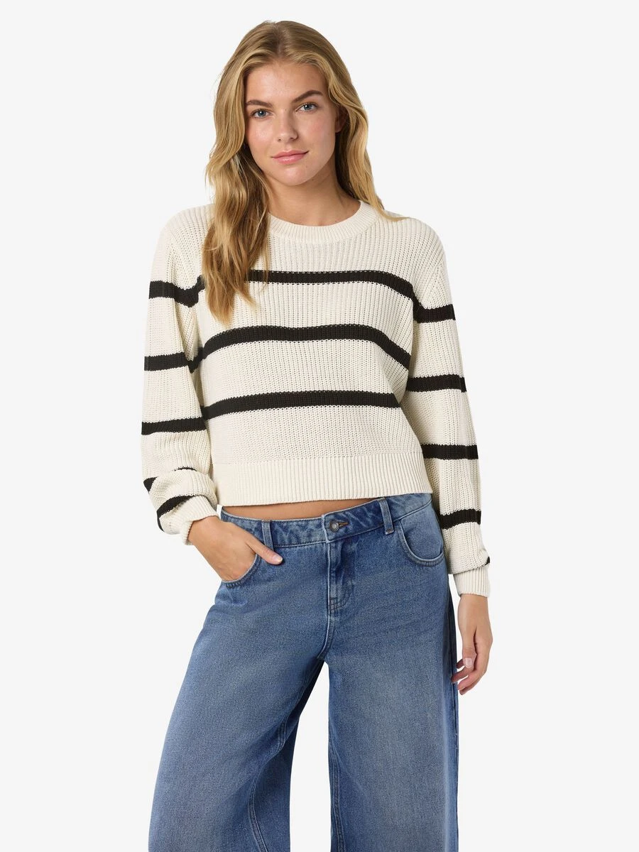 Noisy May STRIPED KNITTED PULLOVER 8 Noisy May STRIPED KNITTED PULLOVER - Image 6